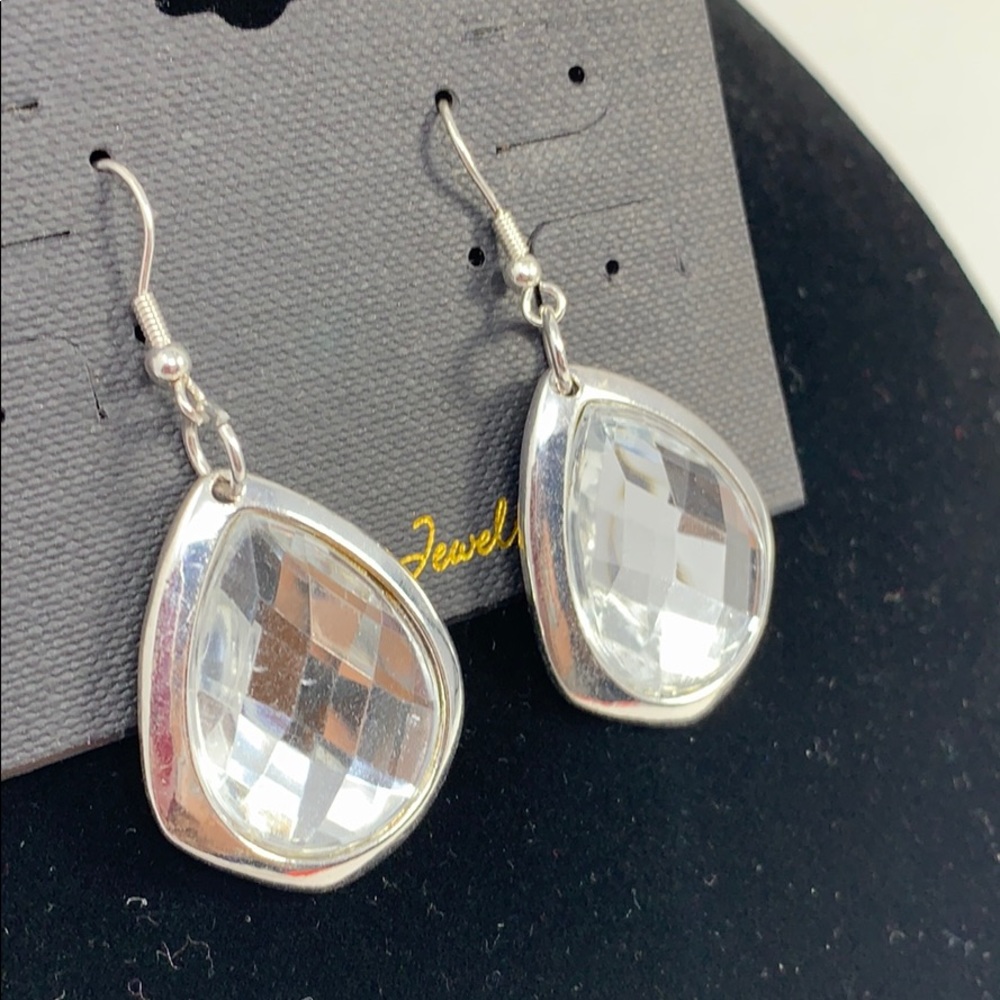 New with tag Tracy Lynn Galore earrings silver